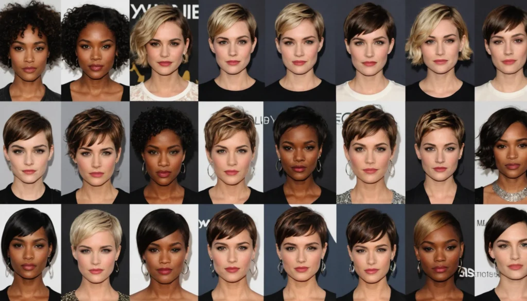 forme du visage et coupe de cheveux